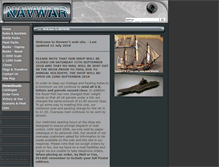 Tablet Screenshot of navwar.co.uk